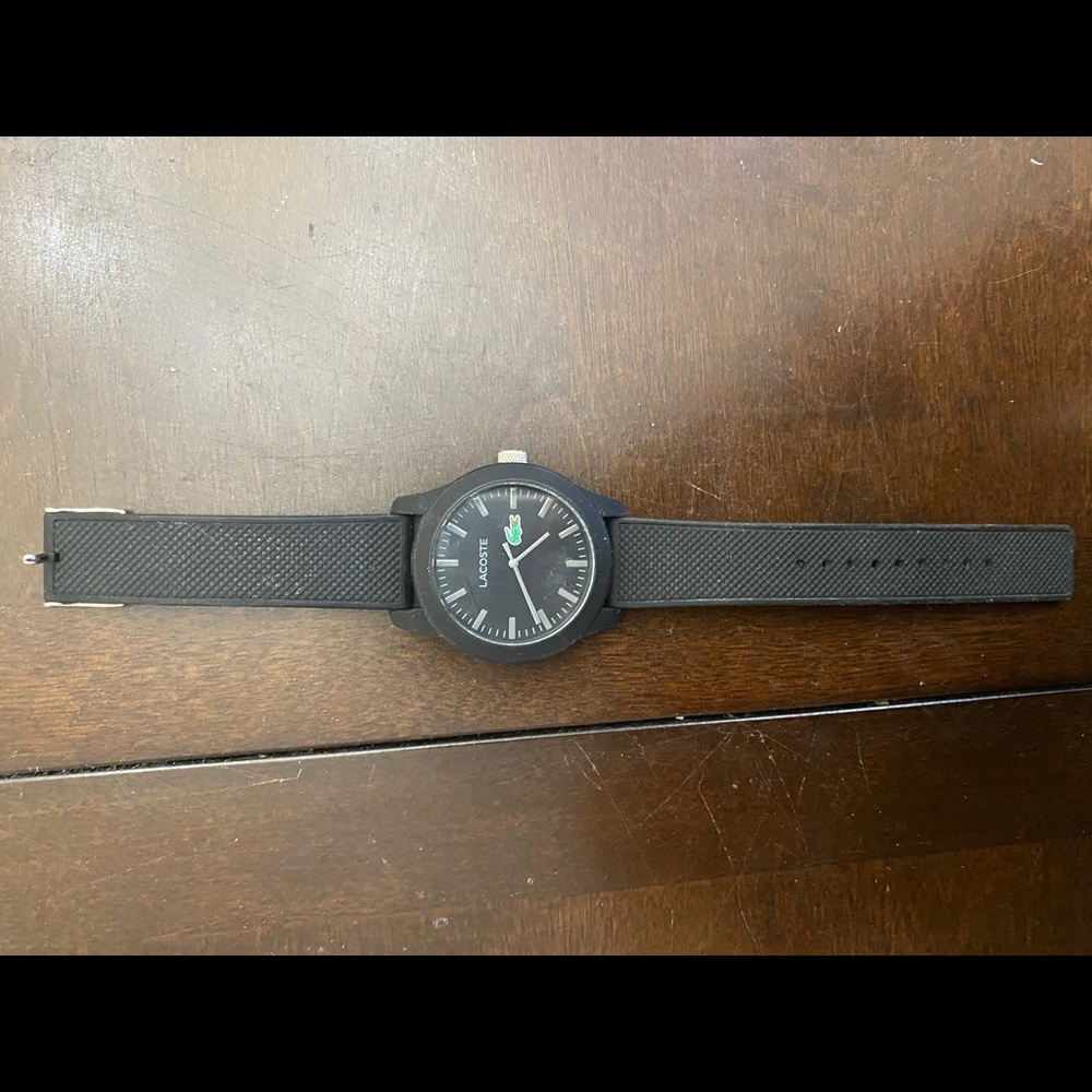 Black Lacoste Watch